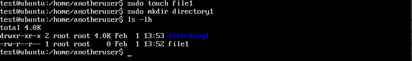 Use sudo to Create File and Directory